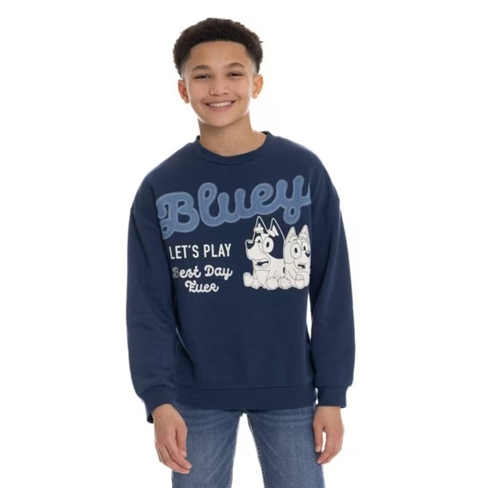 Bluey Kids' Character Boys Crewneck Sweatshirt